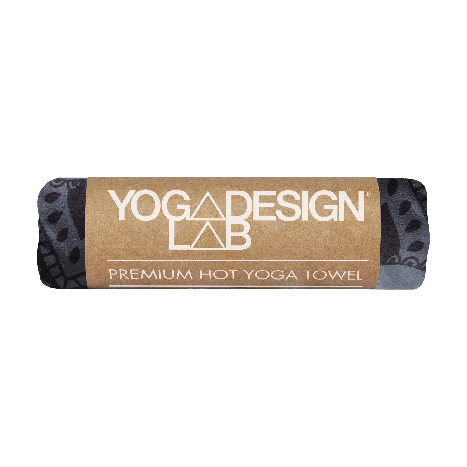 Yoga Design Lab Mat Yoga Towel Mandala Black V398-YDL-MT-MANDALA BLACK