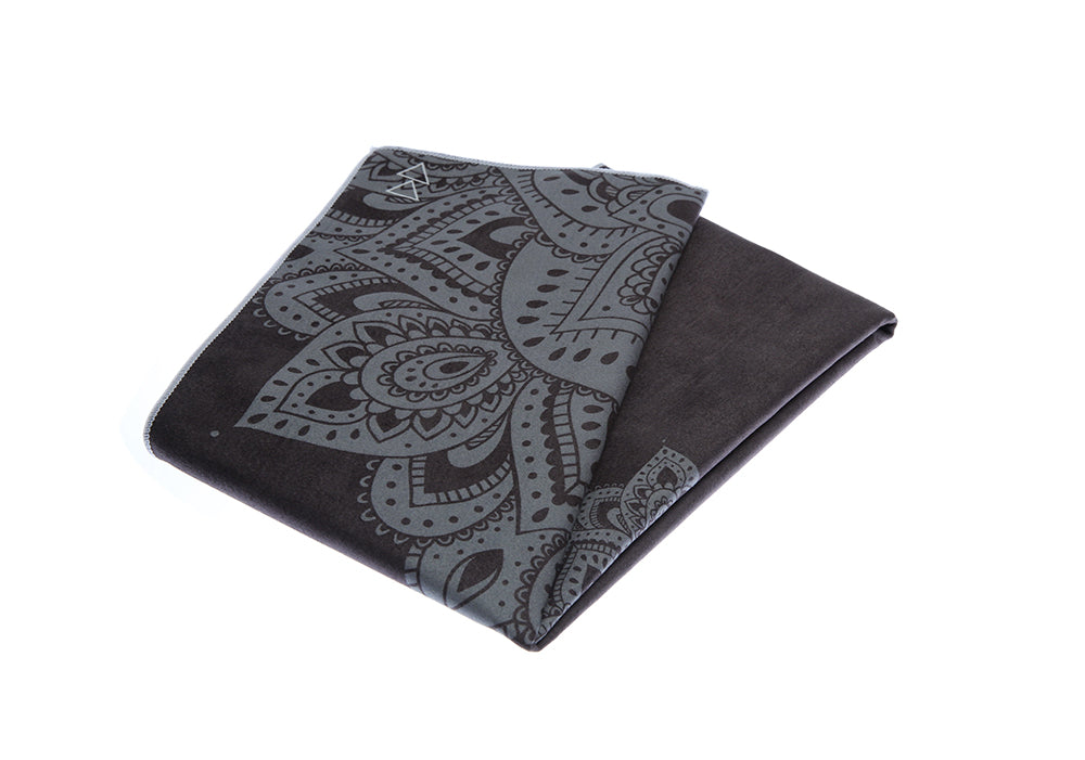 Yoga Design Lab Mat Yoga Towel Mandala Black V398-YDL-MT-MANDALA BLACK