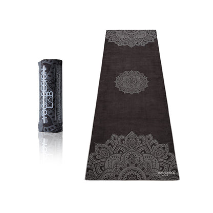 Yoga Design Lab Mat Yoga Towel Mandala Black V398-YDL-MT-MANDALA BLACK