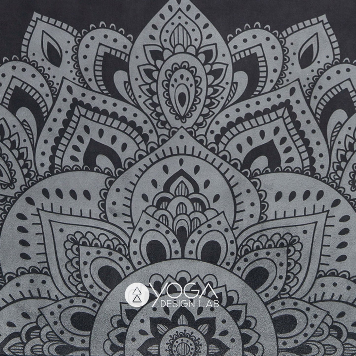 Yoga Design Lab Mat Yoga Towel Mandala Black V398-YDL-MT-MANDALA BLACK