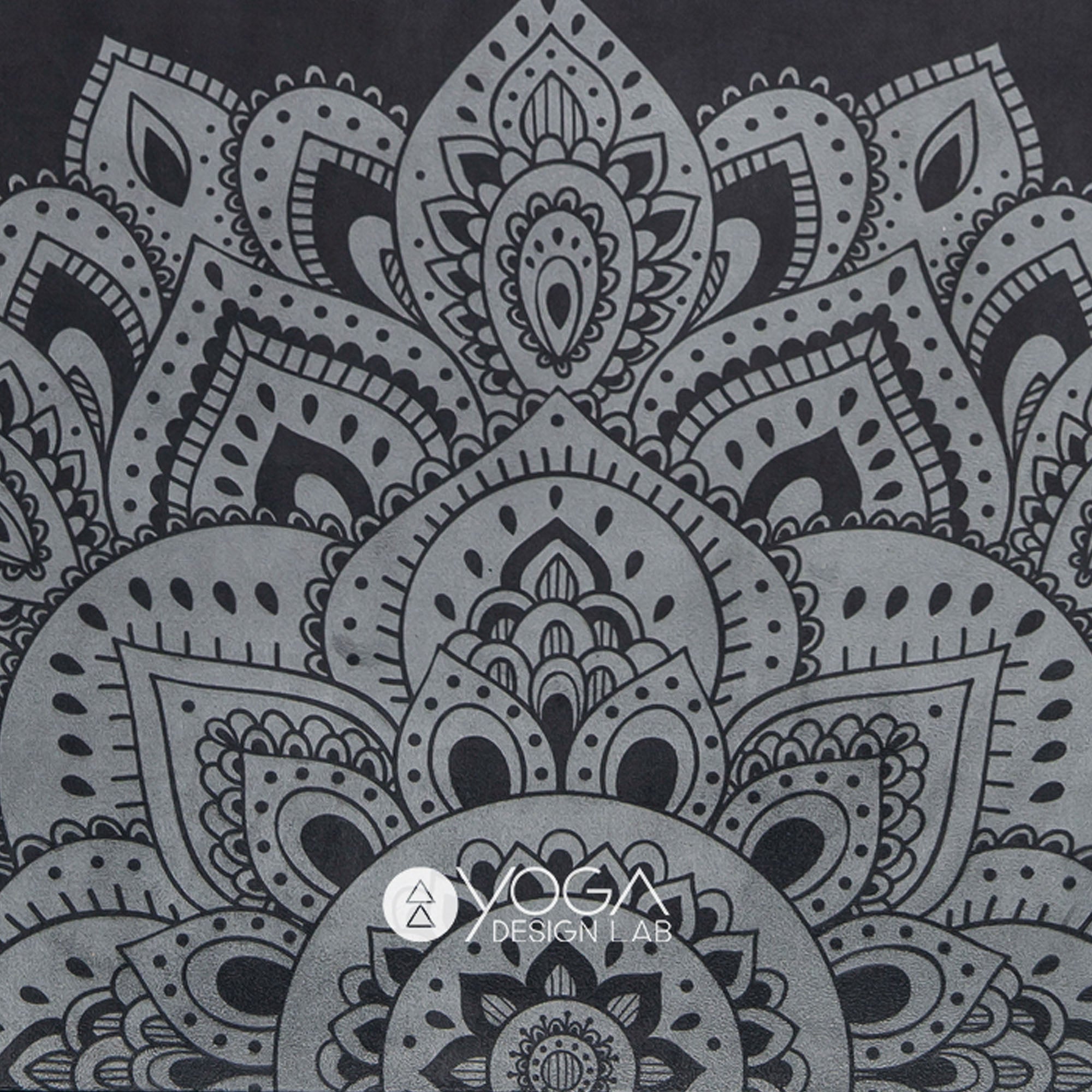 Yoga Design Lab Mat Yoga Towel Mandala Black V398-YDL-MT-MANDALA BLACK