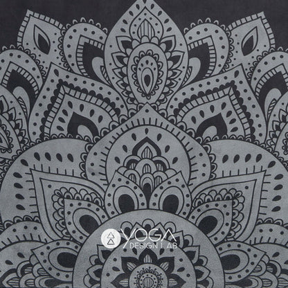 Yoga Design Lab Mat Yoga Towel Mandala Black V398-YDL-MT-MANDALA BLACK