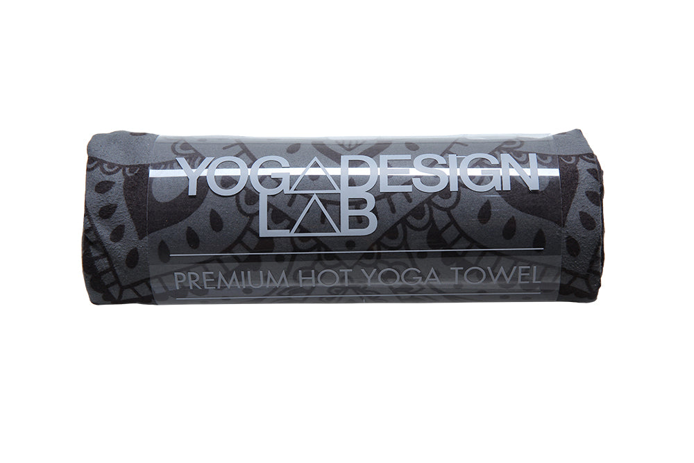 Yoga Design Lab Mat Yoga Towel Mandala Black V398-YDL-MT-MANDALA BLACK