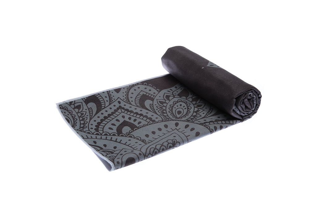 Yoga Design Lab Mat Yoga Towel Mandala Black V398-YDL-MT-MANDALA BLACK
