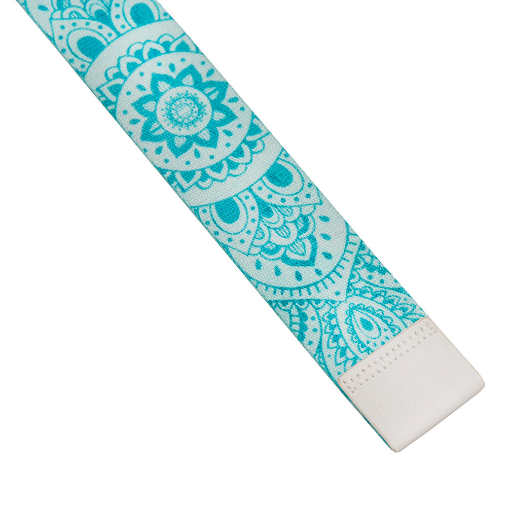 Yoga Design Lab Yoga Strap Mandala Turquoise V398-YDL-ST-MANDALA TURQUOISE