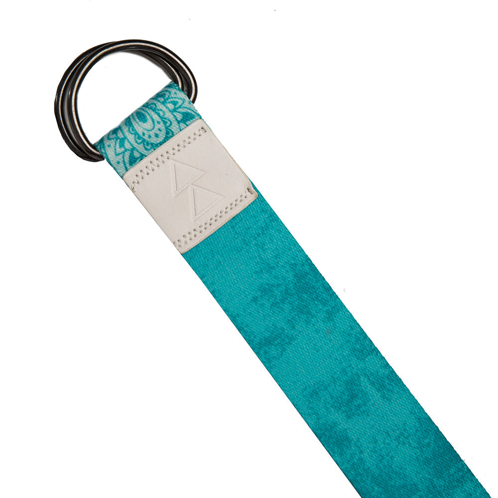 Yoga Design Lab Yoga Strap Mandala Turquoise V398-YDL-ST-MANDALA TURQUOISE