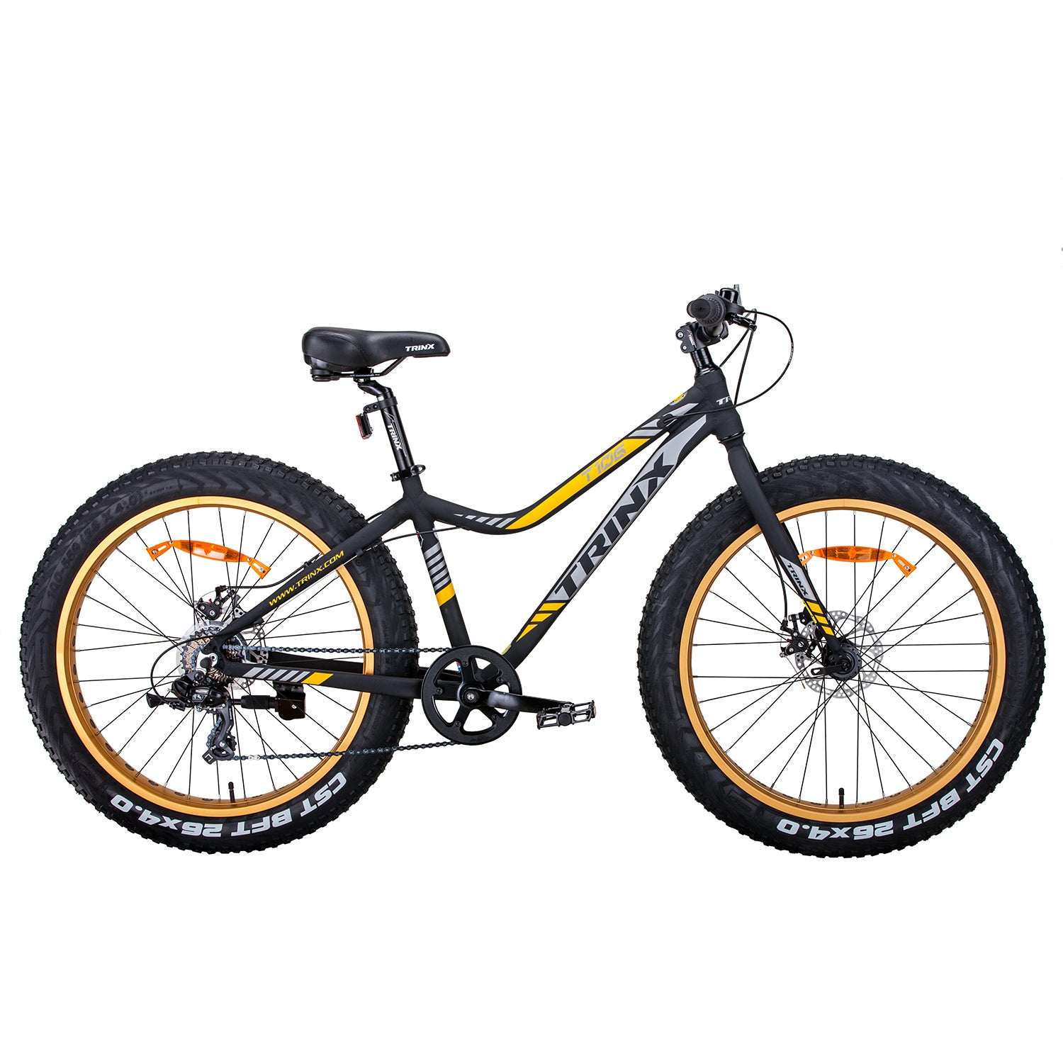 Trinx Tiger T106 Fat Bike Shimano 7 Speed Bicycle Orange V406-T106_ORANGE
