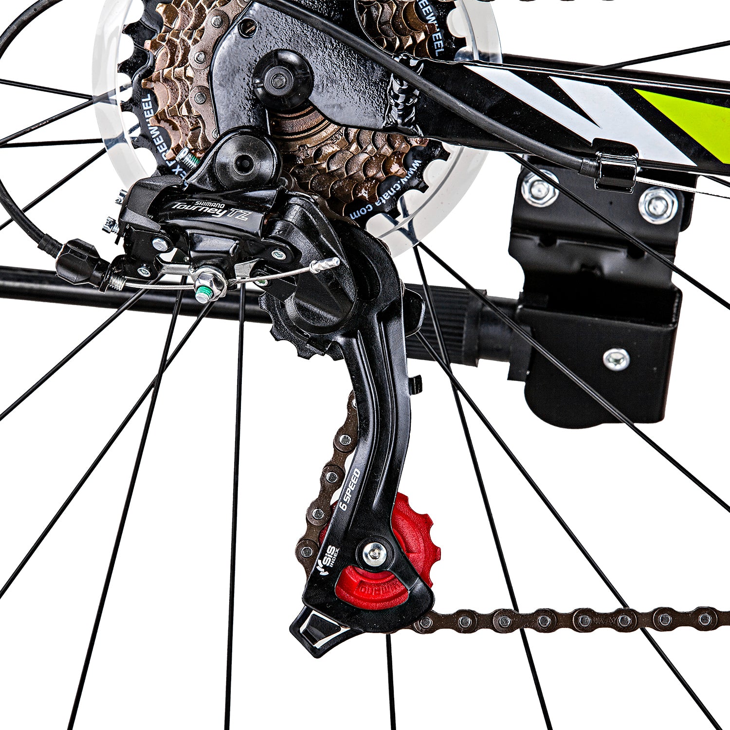 Trinx 700C Road Bike TEMPO1.0 Shimano 21 Speed Racing Bicycle 59cm Black/Green V406-TEMPO1.0_59GREEN