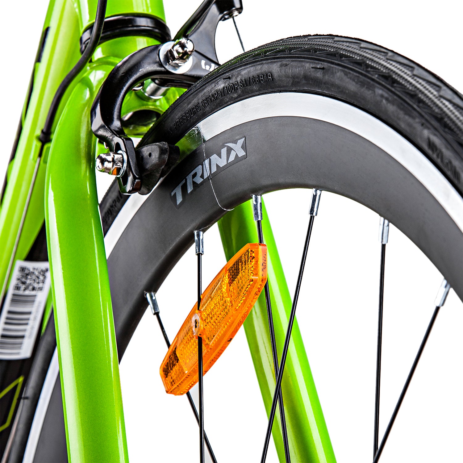 Trinx 700C Road Bike TEMPO1.0 Shimano 21 Speed Racing Bicycle 59cm Black/Green V406-TEMPO1.0_59GREEN