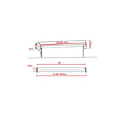 Outdoor Roller Blind Sun Screen Awning With Aluminium Hood V410-ROLL-CHARC3000