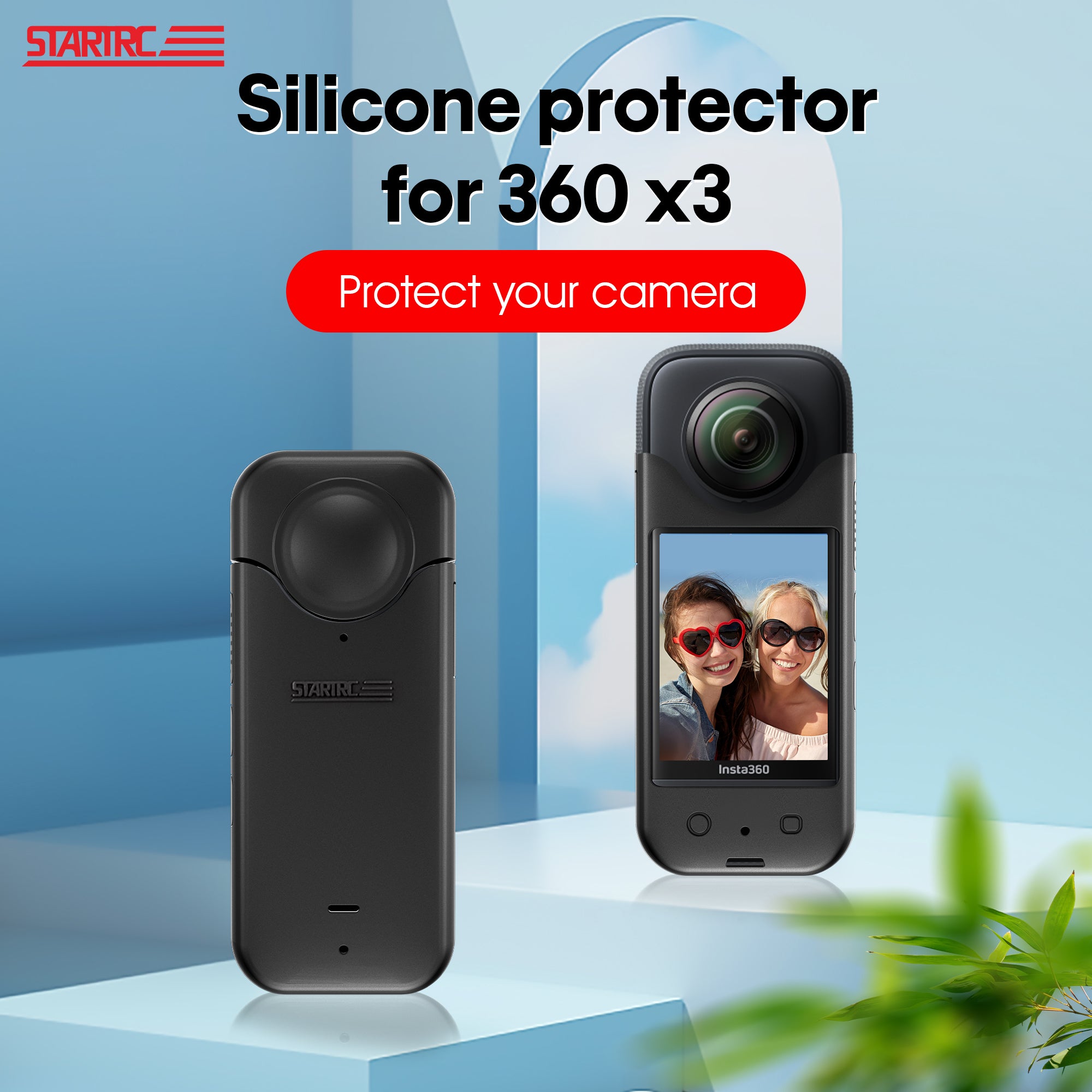 STARTRC Silicone Protective Case for Insta360 One X3 Camera Acessories Soft V413-1111404