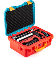 DEVASO Carrying Case for Nintendo Switch OLED Case, Professional Safe Hard-Red & Blue V413-1120486-RB