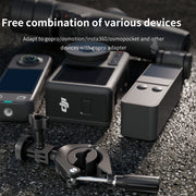 STARTRC Bike Camera Handlebar Mount Aluminum Alloy Plastic Motorcycle DJI Insta V413-1YTY0003