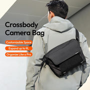 ULANZI BP11 8L Camera Sling Bag with Tripod Holder for Men Women, Lightweight Splash-proof DSLR/Mirrorless V413-B158