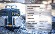 CIGMAN Laser Level Self Leveling 3x360 degrees 3D Green Cross Line for Construction and Picture Hanging, V413-CM-701