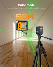 Cigman Line Laser, 100ft Self Leveling Laser Level with Magnetic Bracket, Green Laser Level for Picture V413-CM-G01