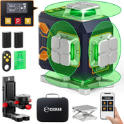 CIGMAN 4x360° 16 Lines Laser Level with Remote&APP Control, Self Leveling CM-S02