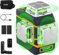 CIGMAN Laser Level CM-801 Laser Level Self Leveling 3x360 degrees3D Green Cross Line for Decoration and V413-CM801