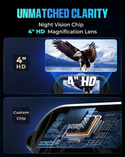 CIGMAN True 4K Night Vision Binoculars,Infrared Goggles with Full-Color Low-Light Imaging, 7-Layer Coated V413-CNV-PRO