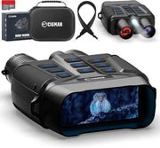 CIGMAN 4K Night Vision Binoculars, 3.99" Large HD Display, 58MP Night Photos, 5000mAh Battery, IP65 V413-CNV01