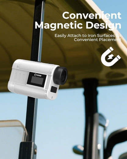 Golf Rangefinder with Slope, CIGMAN 1312 Yards Range Finder Golf, External Color Display, Flag Lock V413-CT-1200