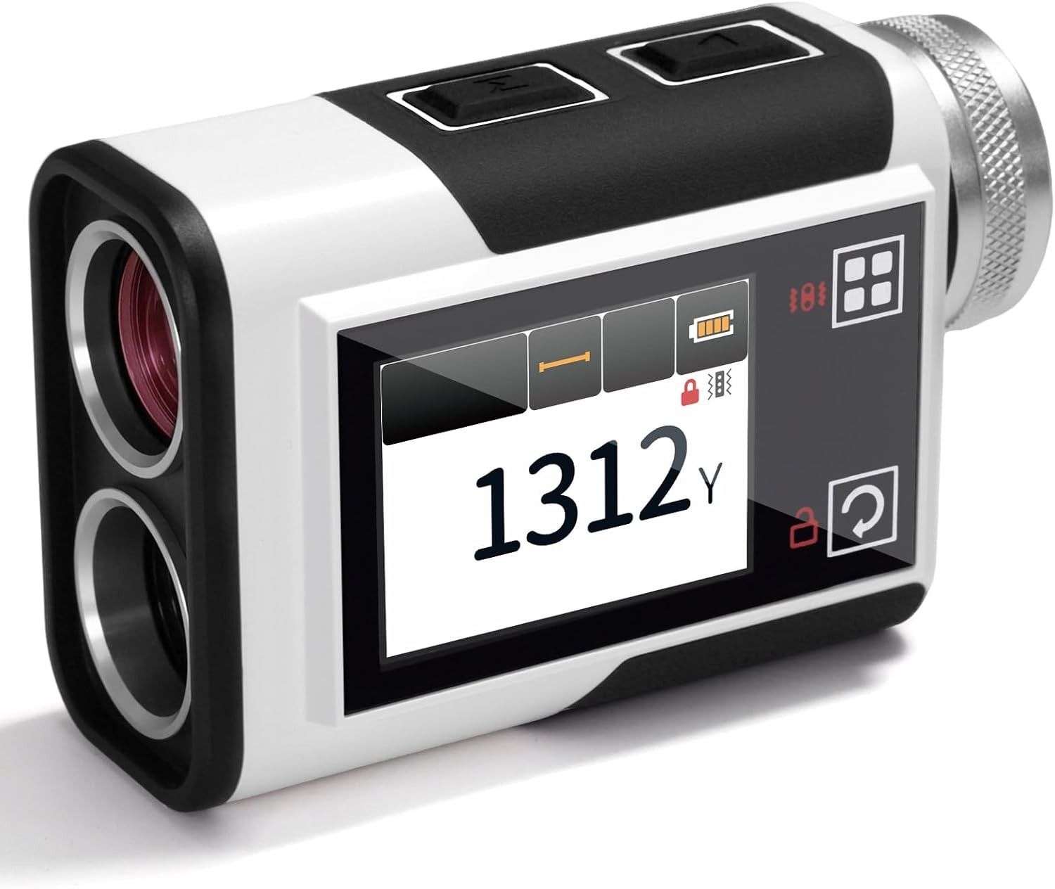 Golf Rangefinder with Slope, CIGMAN 1312 Yards Range Finder Golf, 2.4-inch External Color Touchscreen, Flag V413-CT-1200PRO