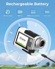 Golf Rangefinder with Slope, CIGMAN 1312 Yards Range Finder Golf, 2.4-inch External Color Touchscreen, Flag V413-CT-1200PRO