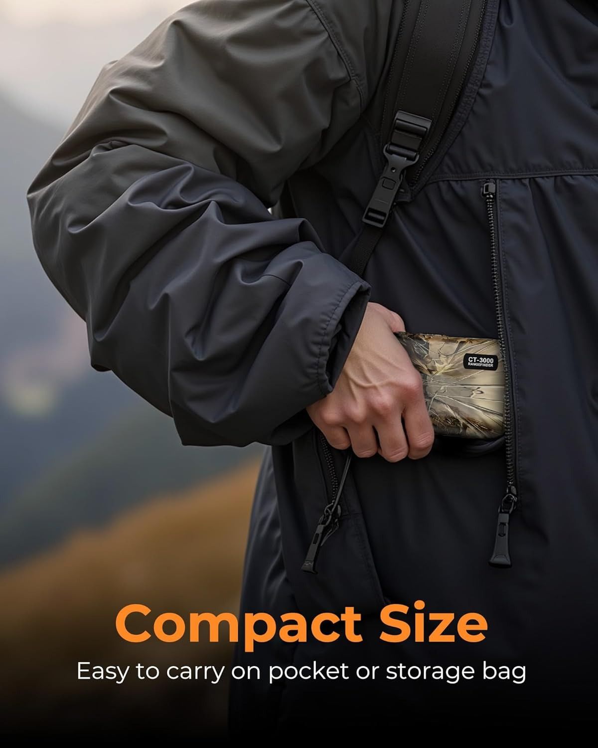 Ultra Long Range & Fast Accuracy: CIGMAN upgraded range finder measures from 5 to 3280 yards with an accuracy V413-CT3000