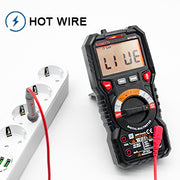 KAIWEETS Digital Multimeter TRMS 6000 Counts Voltmeter Auto-Ranging Fast Accurately Measures Voltage Current V413-HT118A