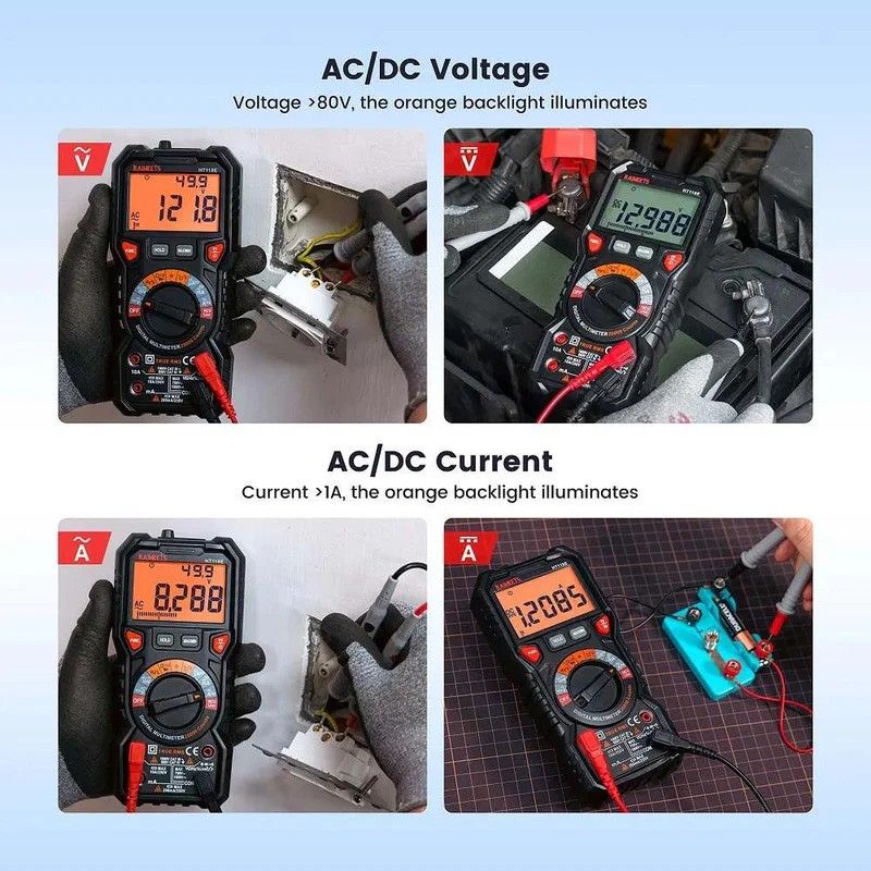 KAIWEETS HT118E Digital Multimeter TRMS 20000 Counts with Higher Resolution Auto-Ranging Voltmeter Accurately V413-HT118E