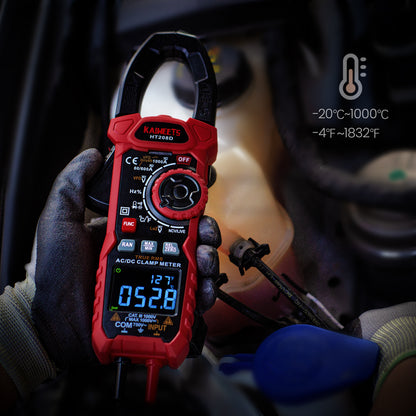 KAIWEETS HT208D Inrush Clamp Meter 1000A True RMS AC/DC Current Amp Meter V413-HT208D