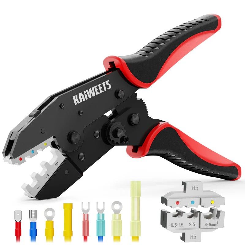 KAIWEETS KDC02 Smart Hexagonal Ferrule Crimping Tool Wire Plier Cord End V413-KDC02