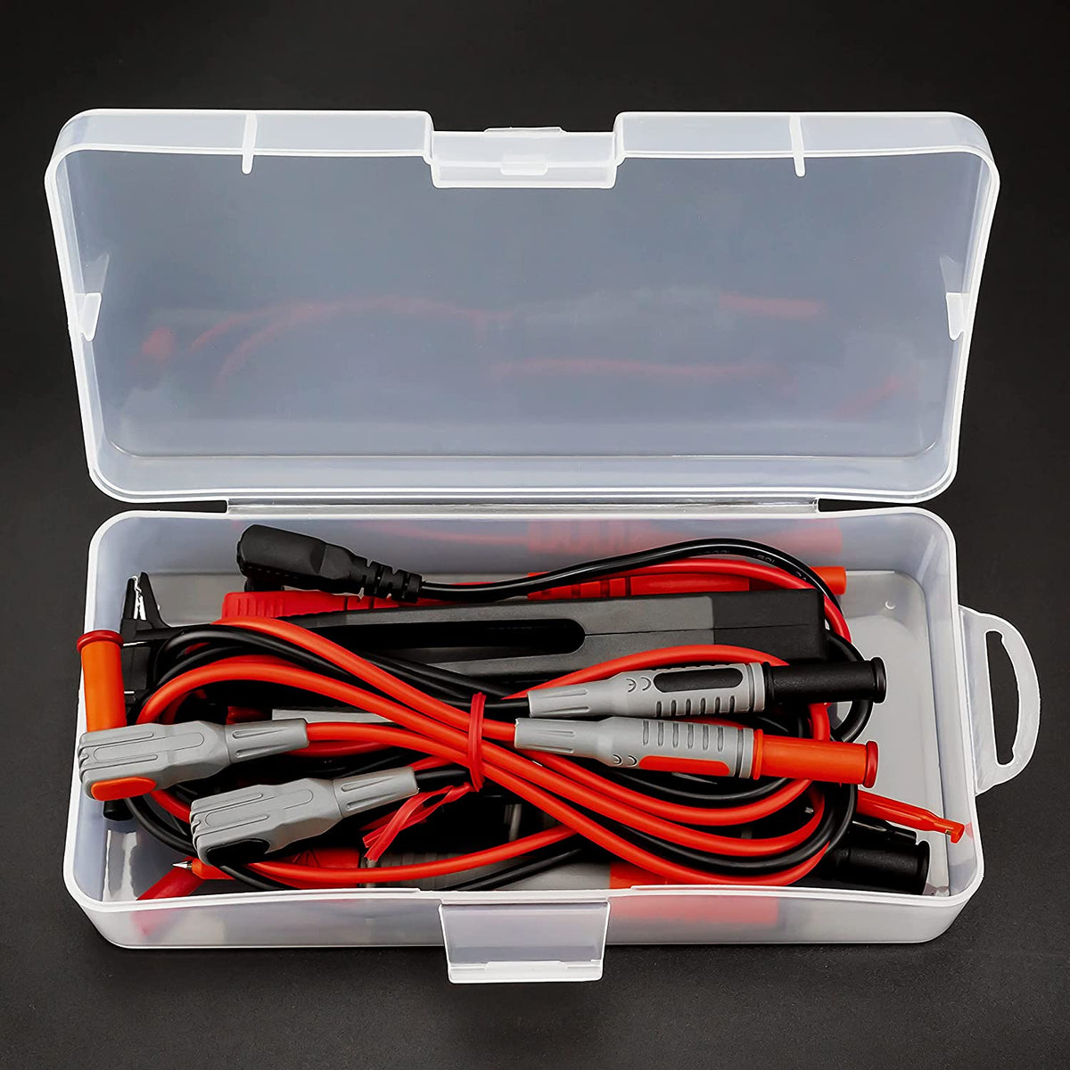 KAIWEETS Soft Silicone Electrician Test Leads Kit CAT III 1000V & CAT IV 600V with Alligator Clips and Needle V413-KET01