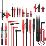 KAIWEETS 23PCS Multimeter Test Leads Kit with Replaceable Precision Probes Set and Alligator Clips, Test V413-KET05