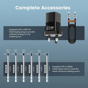 KAIWEETS KETS02 Smart Digital Soldering Iron Kit 65W Programmable AU Plug V413-KETS02