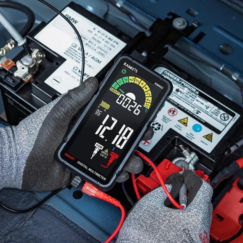 KAIWEETS Smart Multimeter Rechargeable Electrical Tester with Auto Ranging Digital Voltmeter Measures Voltage V413-KM602