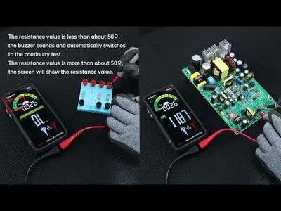 KAIWEETS Smart Multimeter Rechargeable Electrical Tester with Auto Ranging Digital Voltmeter Measures Voltage V413-KM602