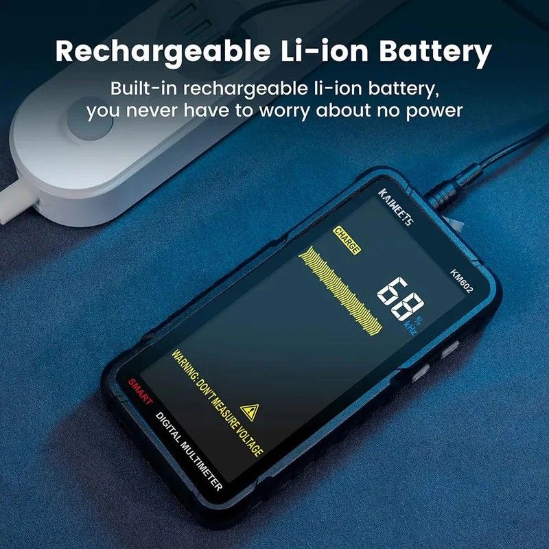 KAIWEETS Smart Multimeter Rechargeable Electrical Tester with Auto Ranging Digital Voltmeter Measures Voltage V413-KM602