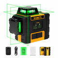 KAIWEETS KT360A Green Laser Level 3 X 360 degrees Rotary Self Leveling with 1 Rechargeable Battery V413-KT360A