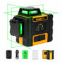 KAIWEETS KT360A Green Laser Level 3 X 360 degrees Rotary Self Leveling with 1 Rechargeable Battery V413-KT360A