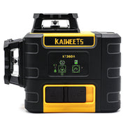 KAIWEETS KT360A Green Laser Level 3 X 360 degrees Rotary Self Leveling with 1 Rechargeable Battery V413-KT360A