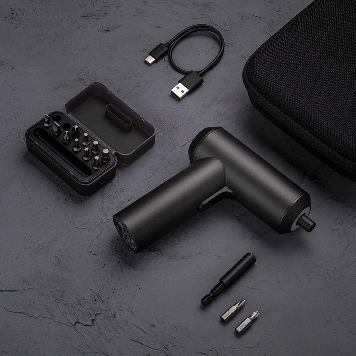 Xiaomi Mijia Cordless Rechargeable Screwdriver 3.6V 2000mAh Li-ion 5N.m Electric Screwdriver With 12Pcs S2 V413-MI-301017