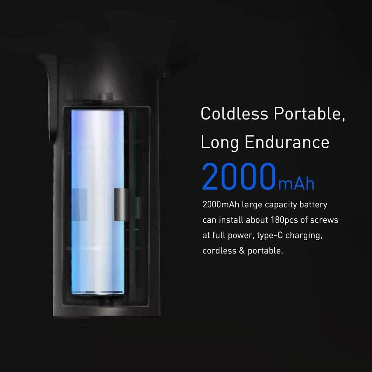 Xiaomi Mijia Cordless Rechargeable Screwdriver 3.6V 2000mAh Li-ion 5N.m Electric Screwdriver With 12Pcs S2 V413-MI-301017
