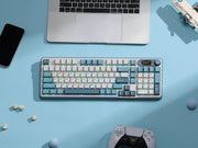 RK ROYAL KLUDGE S98 Mechanical Keyboard w/Smart Display & Knob, Top Mount 96% Wireless Mechanical Keyboard V413-RKS98-CL-CSWITCH