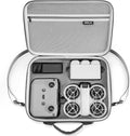 STARTRC Carrying Case for DJI Neo Portable PU Storage Protective Bag for DJI Neo Fly More Combo Accessories, V413-ST-1123988-NEO-CASE-GREY