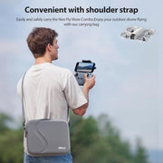 STARTRC Carrying Case for DJI Neo Portable PU Storage Protective Bag for DJI Neo Fly More Combo Accessories, V413-ST-1123988-NEO-CASE-GREY