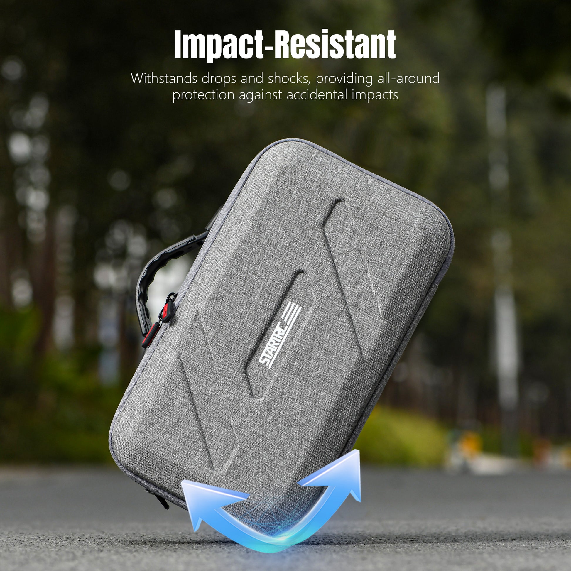 STARTRC Flip Drone Case for DJI Flip Fly More Combo,Portable PU Leather Shoulder Bag Can Organizes RC2/RC-N3 V413-ST12200080