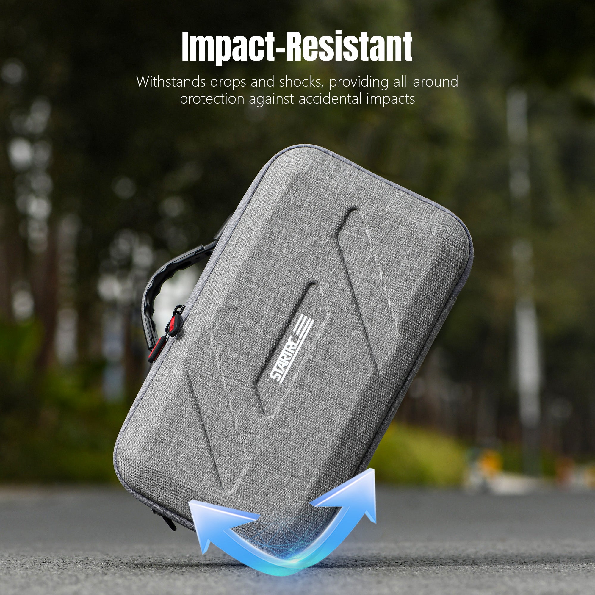STARTRC Flip Drone Case for DJI Flip Fly More Combo,Portable PU Leather Shoulder Bag Can Organizes RC2/RC-N3 V413-ST12200080