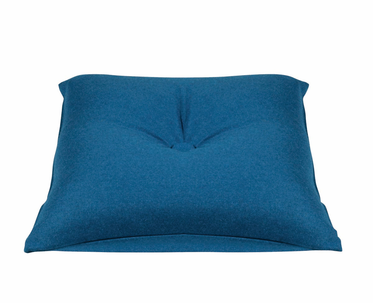 Button Petrol Blue Green Pre Filled Cushion or Chair Pad 40x40cm V416-344128P20