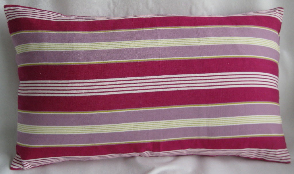 Pack of 4 Coste Fuchsia 35x70cm Multicoloured Striped Cushion Cover V416-437134F10PK4
